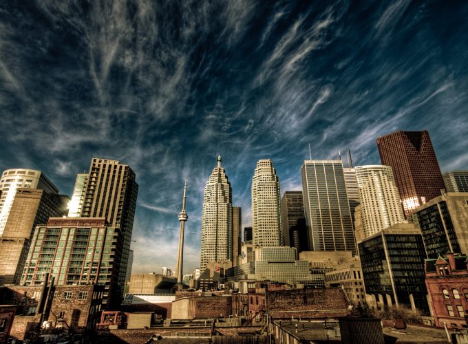 Wallpaper Toronto, Canada, downtown, sky, clouds, travel, vacation, booking, Architecture 6221117316